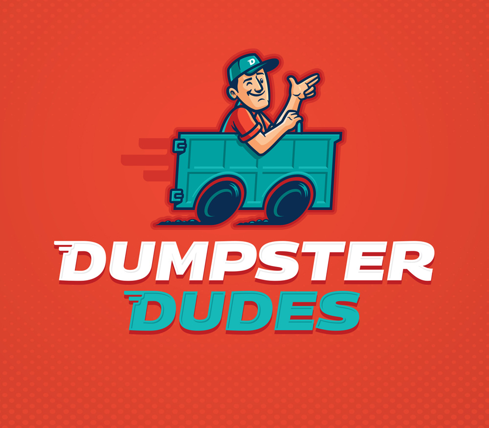 dumpster dudes branding